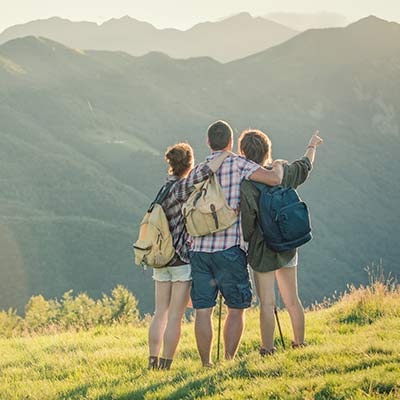 Rutas de senderismo en Italia